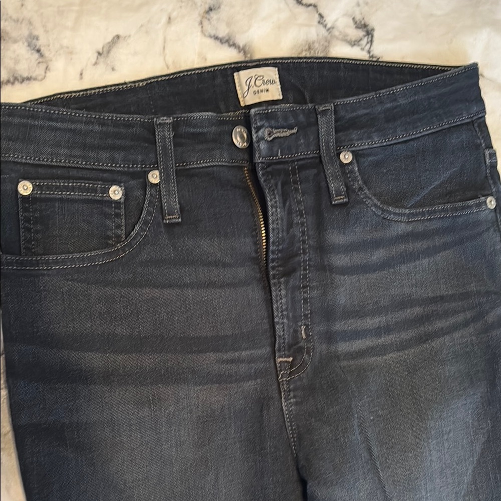J. Crew Women's High Rise Dark Blue Jeans size 29 stretch